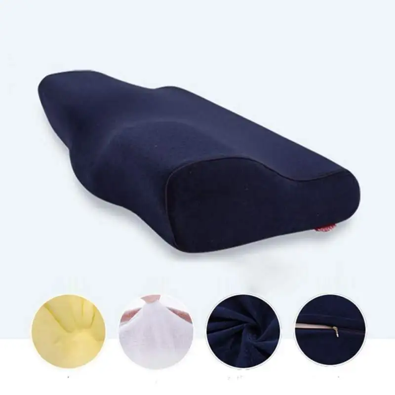 Расслабьтесь шейный позвоночник в форме бабочки подушки для шеи с эффектом памяти для взрослых медленный отскок пены памяти подушка для сна домашний текстиль
