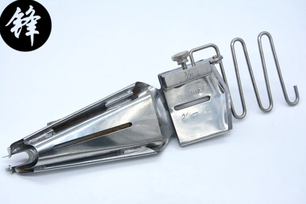 

Dayu112 Right Angle Binder For Swim Wear,By Inserted Elastic double Side Folder For 2/3 Needle Cover Stitch Machine DAYU 112