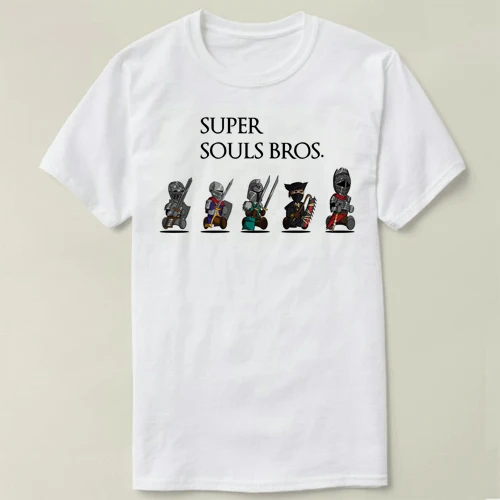 

Dark Souls Bloodborne GAME Men Clothes short Sleeve Slim Fit T Shirt Men T-Shirt Casual T Shirts cmt