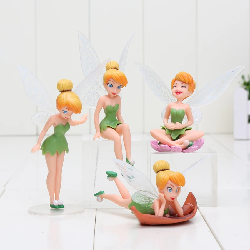 

4Pcs/Set Fairy PVC Action Figures Fairies Model Dolls Toy