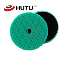 6 дюймов Автомобильная полировальная Подушка ромбовидный узор зеленый тяжелые резки прокладка из пеноматериала