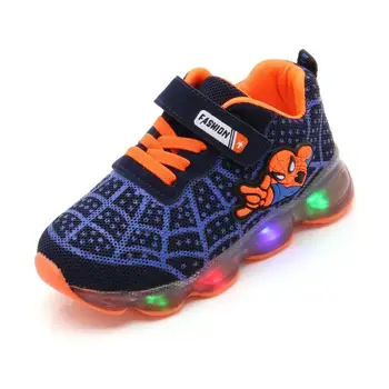 

New kids Glowing sneakers shoes for girls boys sport running breatherable children baby kids Led shoes baby toddler sneakers