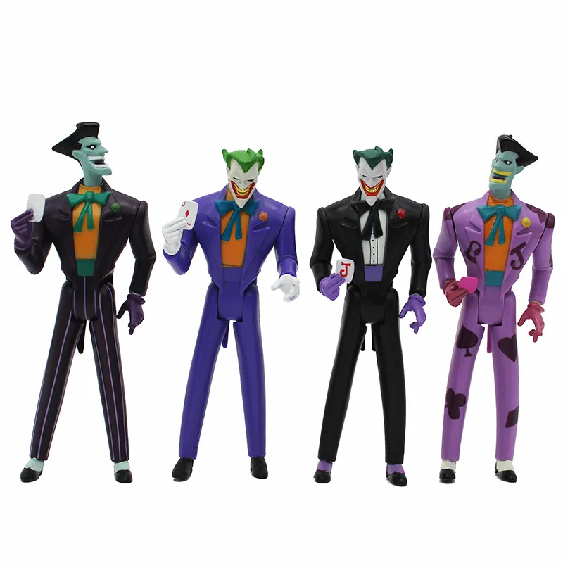 4 pcs/set DC COMICS Batman The Joker PVC Action Figures Collectible