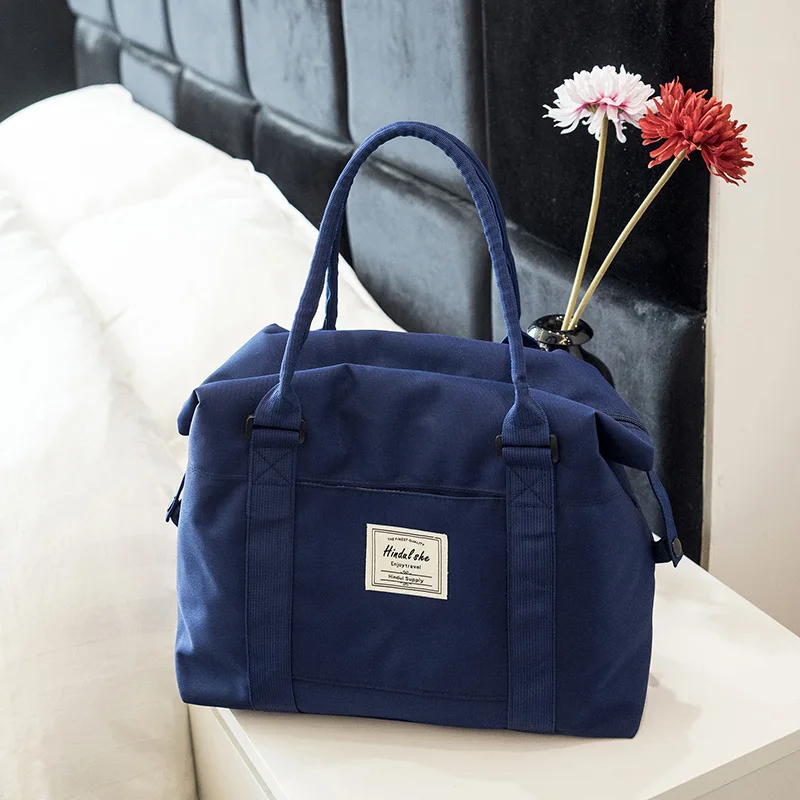 Оксфордская Мужская и женская спортивная сумка для путешествий, сумки для спортзала, багажная сумка, водонепроницаемая сумка для фитнеса, сумки для вещания, Большая вместительная женская сумка - Цвет: blue large