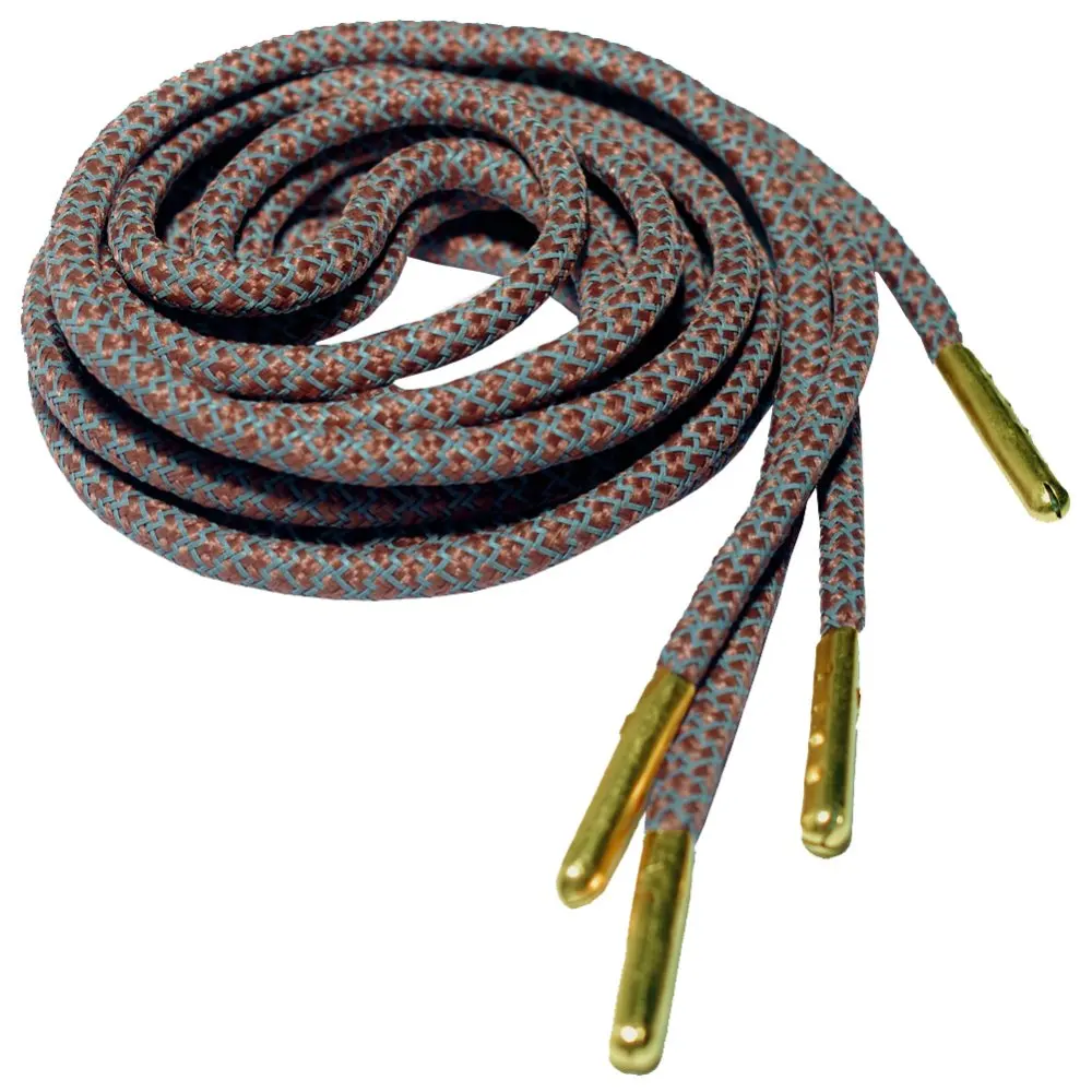 Круглые Шнурки 3м отражающие шнурки высокое качество безопасности шнурки золотые металлические головы 120 см/47 дюймов