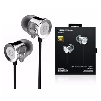 

DUNU DN2000J Premium Hybrid 3 way Triple-Driver IEMS Moving Coil Armature HIFI Monitor DJ Studio Stereo Music Earphones Earbuds