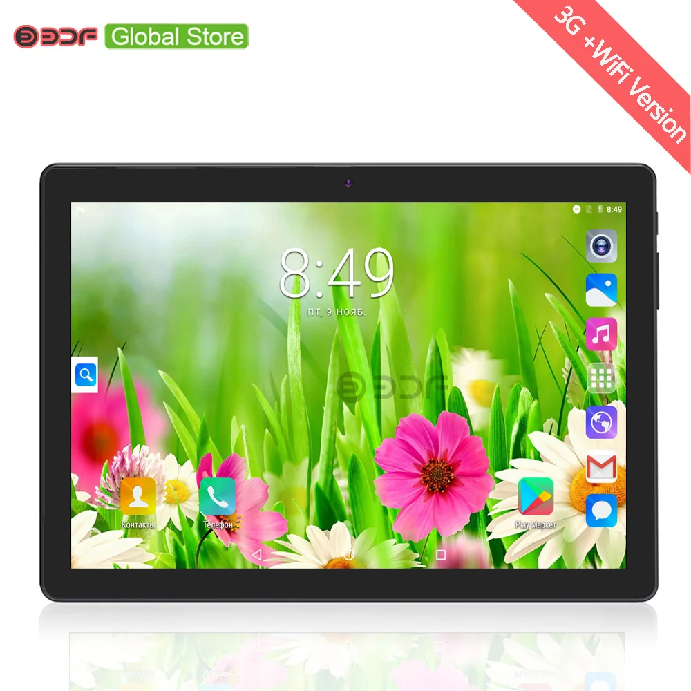 

10 Inch Tablet PC Android7.0 GSM 2G 3G Mobile Phone Call Quad Core 4GB Ram + 32GB Rom Built-in 3G Sim Card Bluetooth WiFi GPS Pc