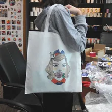 100 шт./партия,, сублимационный рюкзак с фотоизображением, Экологичная сумка для покупок, продуктовая Маленькая женская сумочка с ремнем через плечо