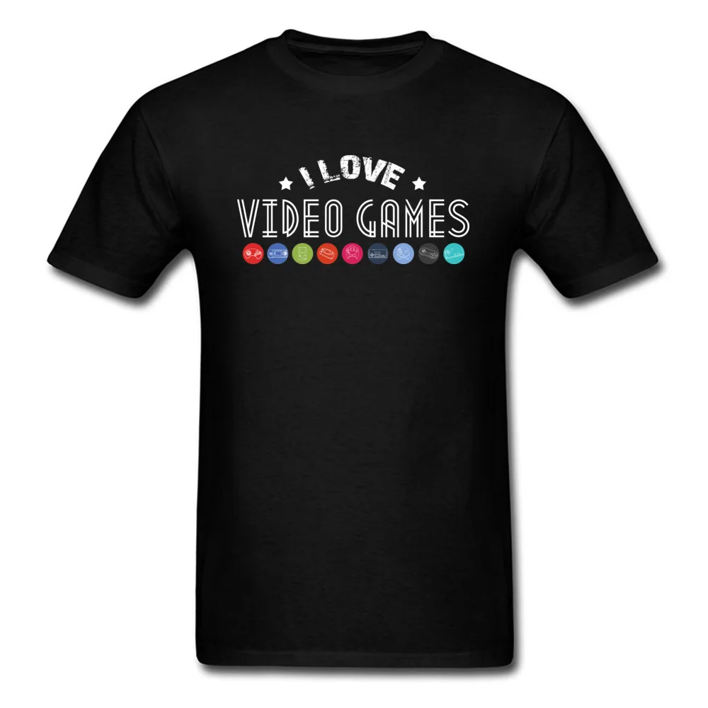 Футболка для смешной геймер с принтом Мужская футболка надписью I Love Video Games