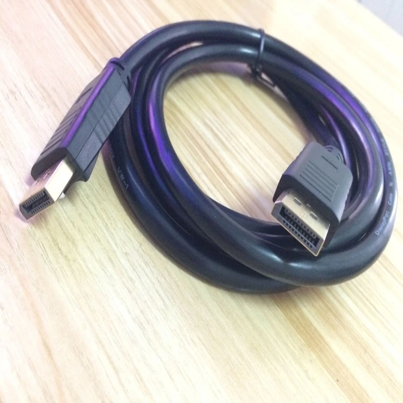50 개당 1.8M DisplayPort Male To DisplayPort Male 20Pin DP to DP 변환기 연장 케이블 Atapter 코드 PC 모니터 용