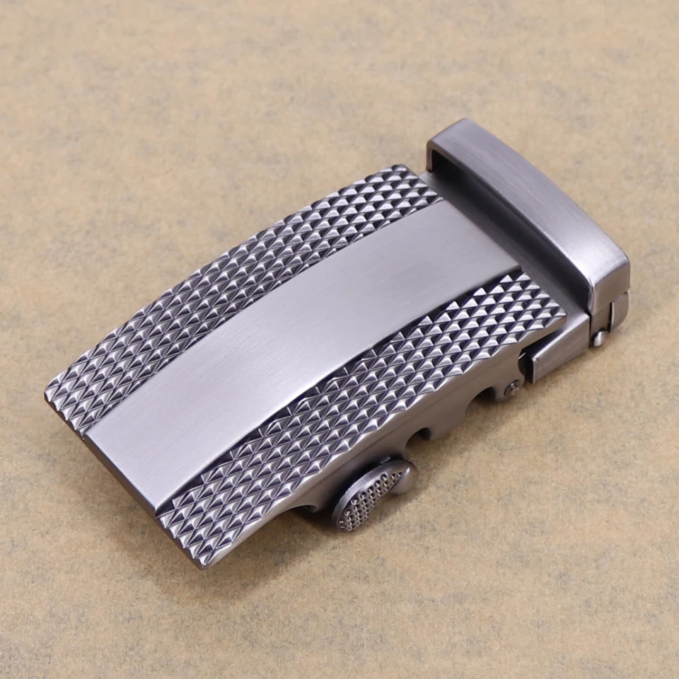 

[BATOORAP] Men Belt Buckles Metal Jaguar Fashion Quality Alloy Men's Belt Black Automatic Buckle Ratchet Belt Buckle 4cm Width