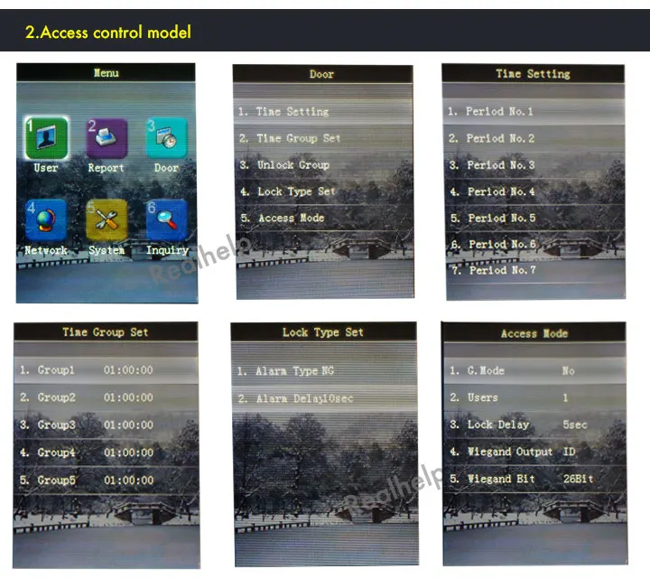 Menu-acccess
