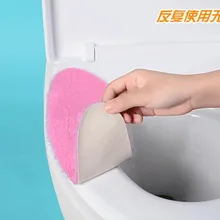Портативное теплое сиденье на унитаз, чехол для ванной комнаты, подставка для поддона, подушки из лайкры, для использования в o-образной форме, удобное сиденье для унитаза