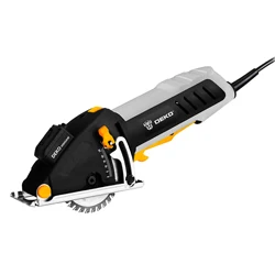 Deko dkms85q1 230 v mini serra circular elétrica ferramenta elétrica do guia do laser com 4 lâminas