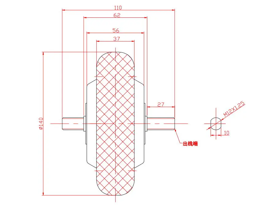 Top 5.5" 140mm 24v 36v 200w Electric Hub Motor 5.5 inch Wheel For Electric Folding Scooter Hoverboard Standing Scooter Skatebaord 0