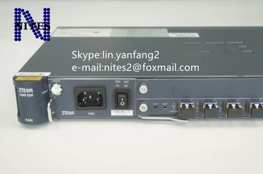 Original ZTE ZXMP S200 optical transmission equipment AC ,4 ports , 8E1