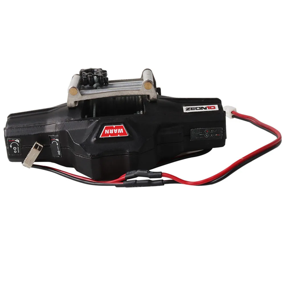 

Car Accessories Black Metal Spare Part Automatic Durable Simulated Winch Double Motor Electric For 1/8 RC Crawler