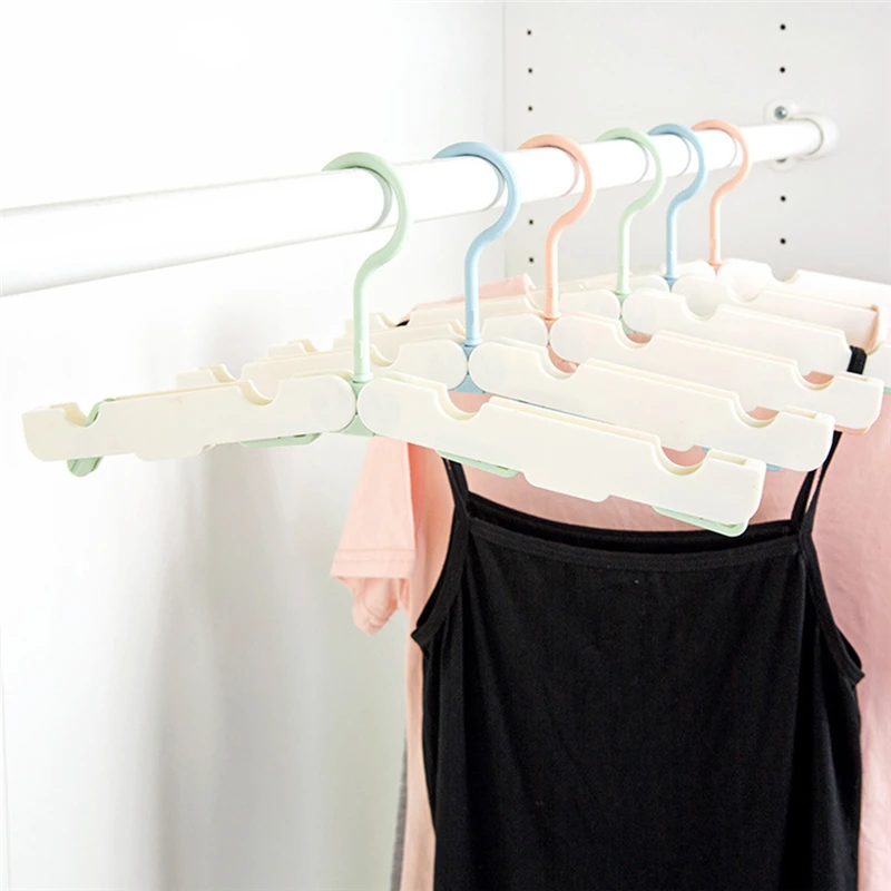 VOGVIGO Folding Portable Hanger Travel Dual use Clothes Supports Multi