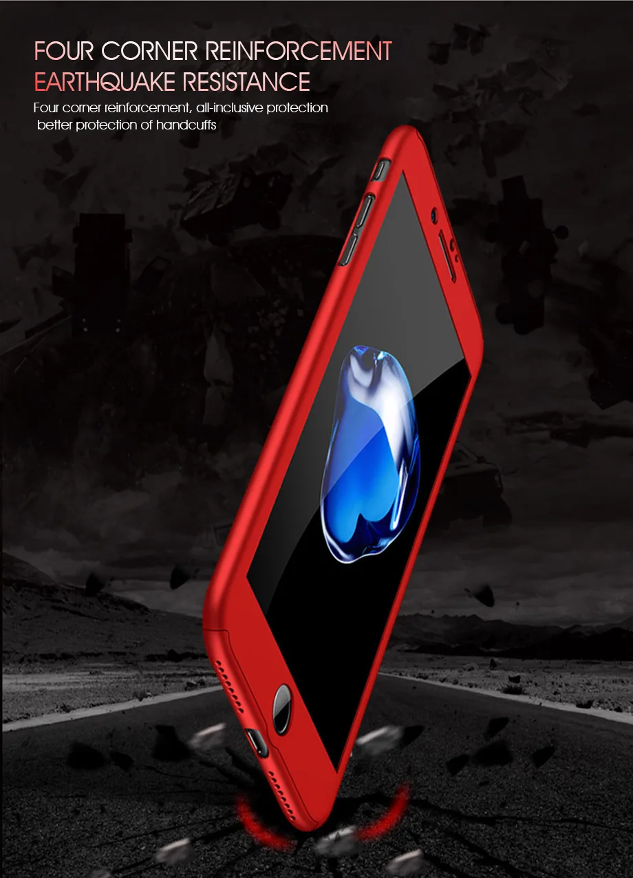 NCSW 360 градусов чехол для телефона для iPhone 11 Pro Max чехол с закаленным стеклом для iPhone X Xs 8 7 6 чехол s Передняя Задняя крышка Полный Чехол