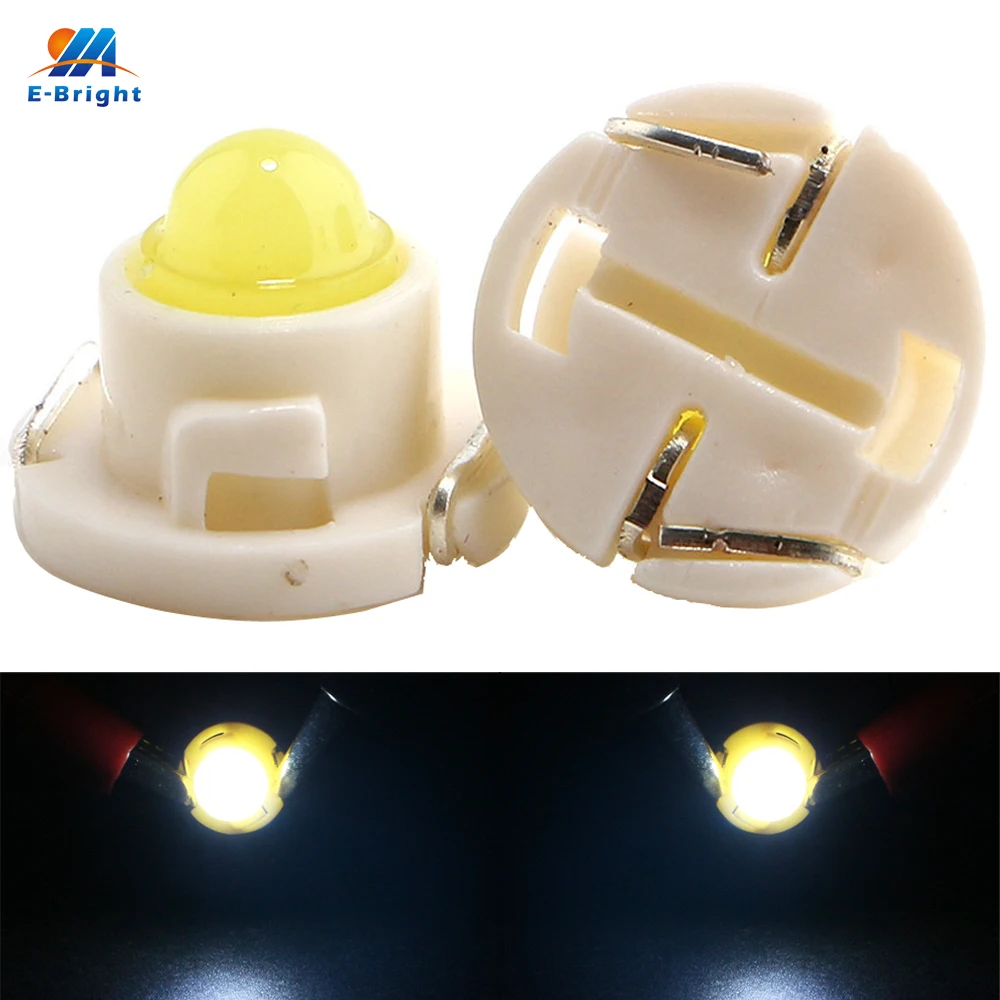 

YM E-Bright 1000X T4.7 COB 1 SMD 12V Dashboard Winding Light Bulbs Warning Indicator Light Interior Light White Red Blue Green