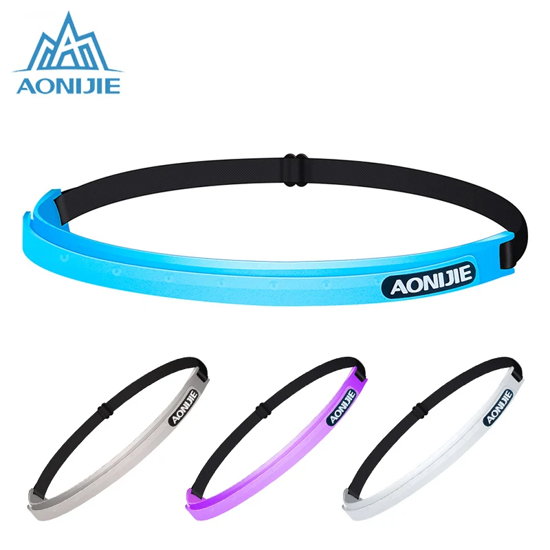 

Men Women Sport Hair Band Silicone Sweat Belt Running Ridding Headband Yoga Hair Girls Anti-slip Elastic Sweatband