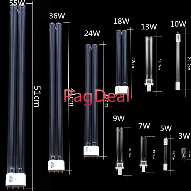 SunSun 11 Watt Germicidal Uv UVC Ultraviolet Lamp Bulb G23 Base - Foto 2