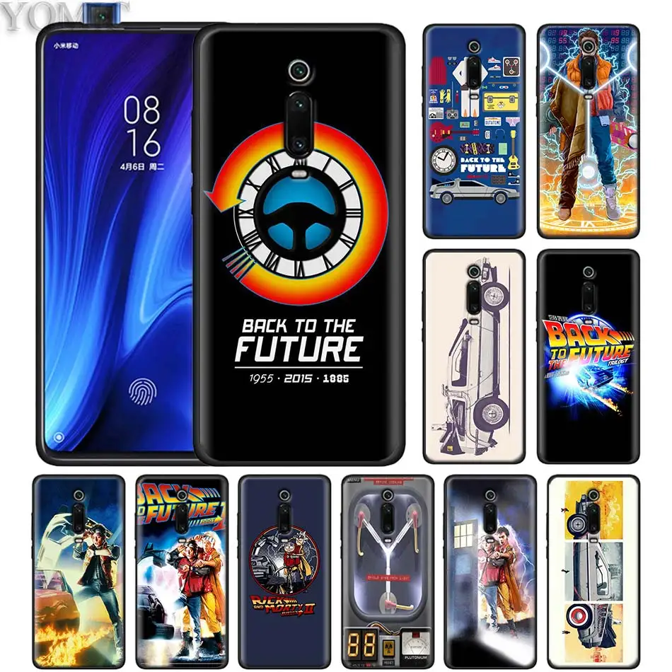 

Back To The Future boy Black Case for Xiaomi Redmi K20 Pro Note 7 5 6 Pro Redmi 6 7 6A 7A 4X 5 Plus Y3 GO Silicone Soft Case