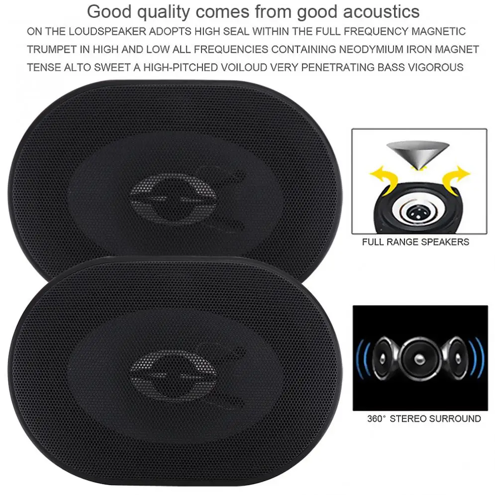 380W Car HiFi Coaxial Speaker Vehicle Door Auto sound motorcycle Audio Music Stereo Full Range Frequency Speakers for Car stereo 380W Car HiFi Coaxial Speaker Vehicle Door Auto sound motorcycle Audio Music Stereo Full Range Frequency Speakers for Car stereo