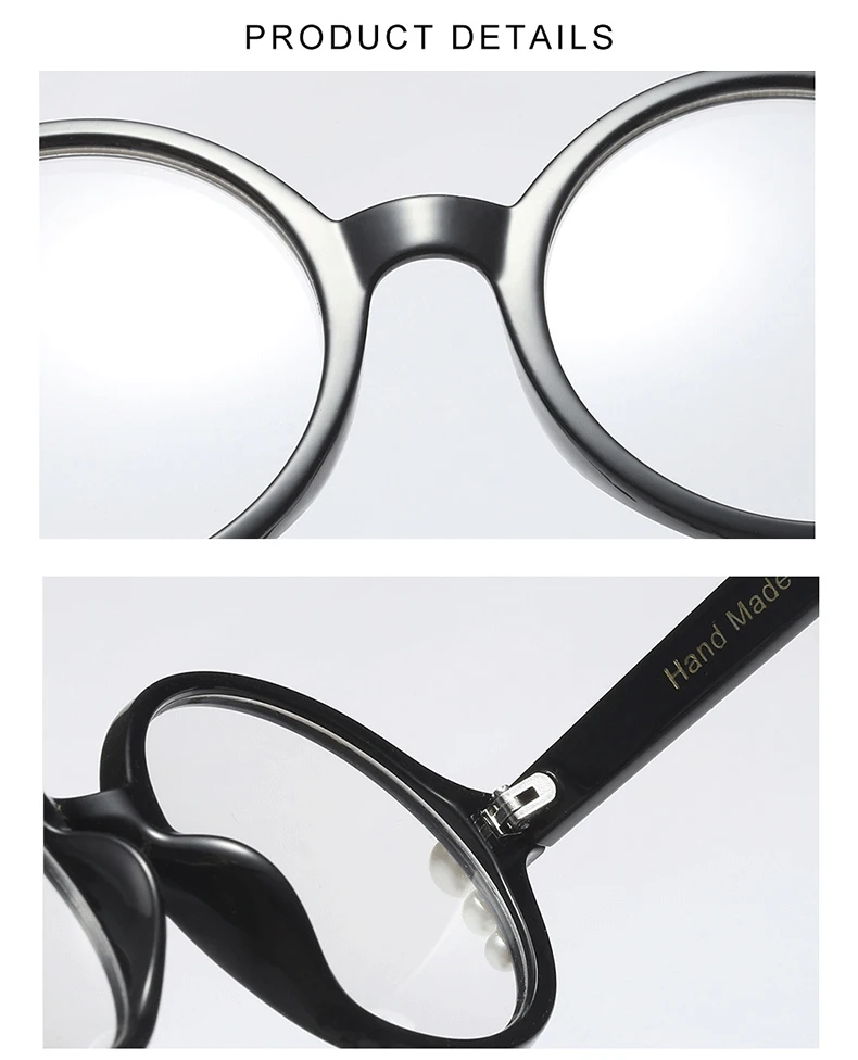 Женские винтажные круглые очки с перламутровым черным леопардовым принтом, женские прозрачные очки с прозрачными стеклами ss032