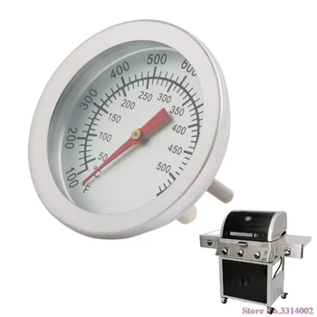 

50-500C Stainless Steel BBQ Barbecue Smoker Grill Thermometer Temperature Gauge