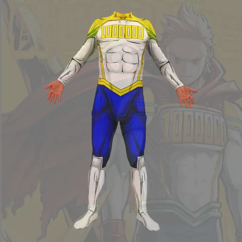 Аниме Boku No Hero academic mirio костюм для костюмированной вечеринки спортивный взрослых