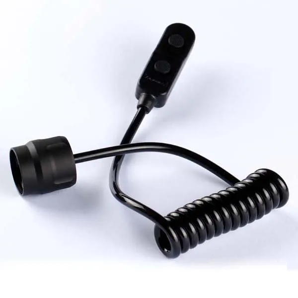 

Jiguoor Tail Cap Remote Pressure Contrl Switch Flashlight Rat Tail Switch For C8 Q5/R5/T6 LED Torch