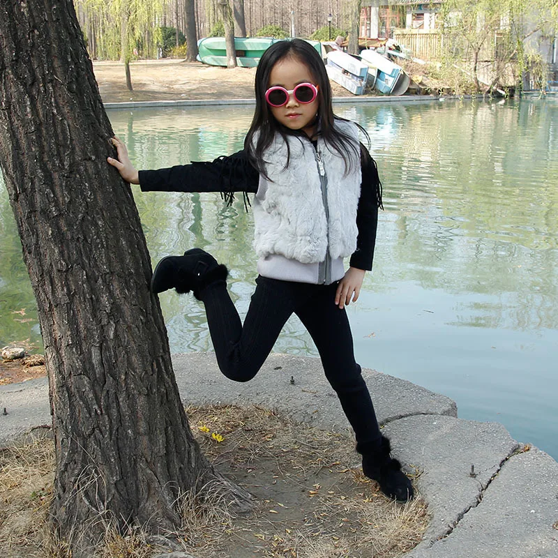 À Lapin Épais 2018 6 De 2 5 Long Marée Manteau Survêtement 7 Gilet 4 Capuchon 3 Enfants 1 Nouvelle Vestes Fourrure Hiver Fille tqv0nx81w