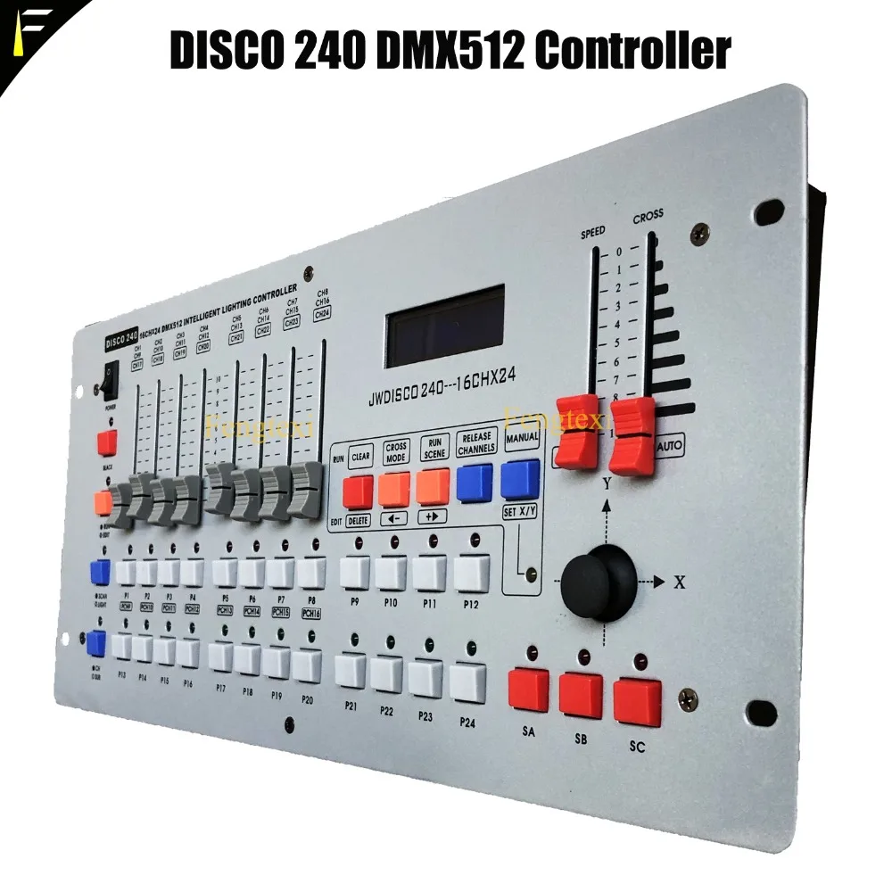 Контроллер Disco 240CH DMX 512 светодиодный светодиодная консоль Dmx/кабель для