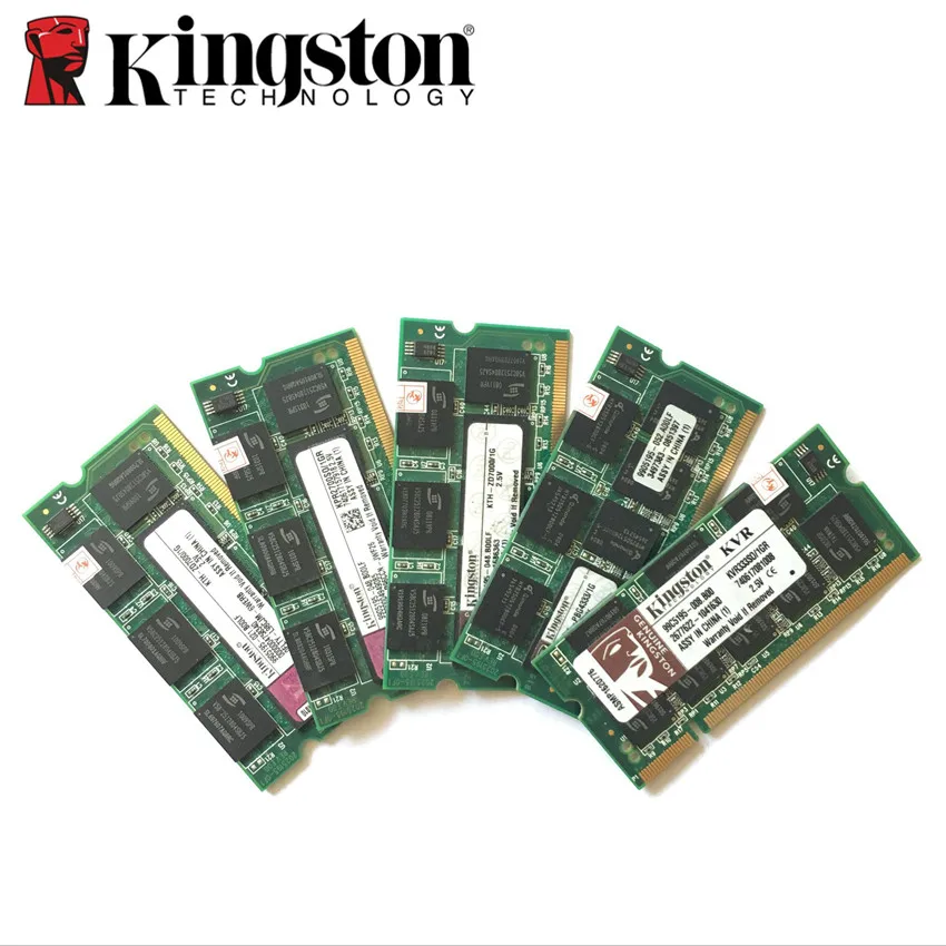 Для kingston DDR DDR1 1 Гб 2 Гб 333 МГц PC-2700S 1 г ноутбук оперативная память SODIMM 333 подходит для Intel, подходит для AMD PC2700S