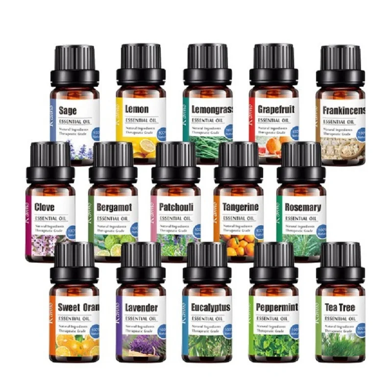 

New Pure Plant Essential Oils For Aromatic Aromatherapy Diffusers Aroma Oil Lavender Tea Tree Oil Natural Home Air Care