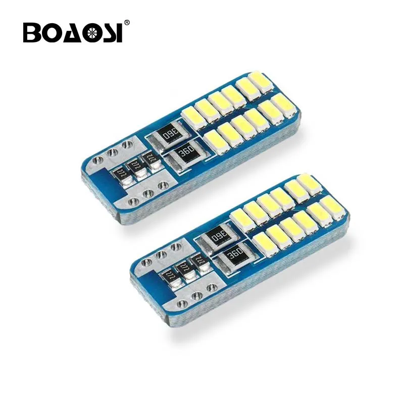 

6x High Power Bright White Led Car Light Source 168 194 3014SMD W5W T10 LED Parking Lights lamp Bulbs 12V With Projector Lens