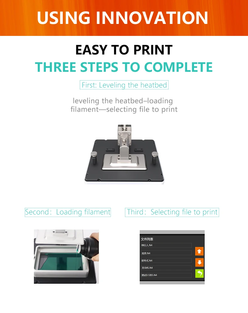 Anet 3D Printer N4 High Precision 40um with 3.5inch LCD Screen Off-Line Print Impresora 3d Drucker UV Resin LCD 3D Printer