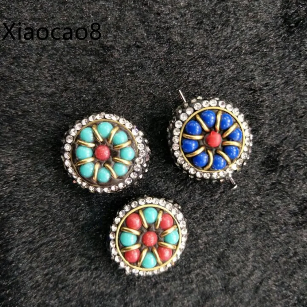 10 шт. bijoux ручной работы изготовления ювелирных изделий Аксессуары черный розовая овальная форма природа камень отдельные бусины diy ювелирные изделия оптом