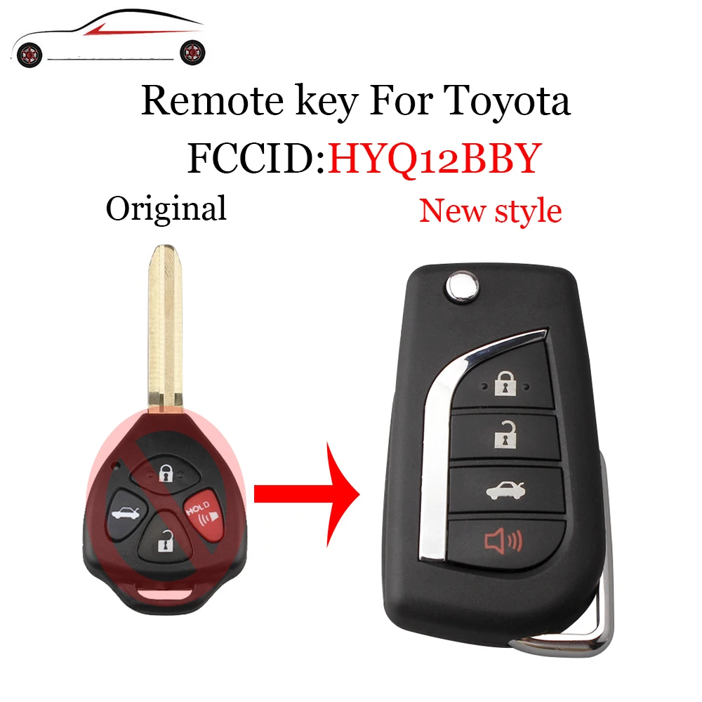 

GORBIN 3+1BT New style For Toyota HYQ12BBY 314.4Mhz For Toyota Camry Avalon Corolla Matrix RAV4 Venza Yaris G/4D67 Chip optional