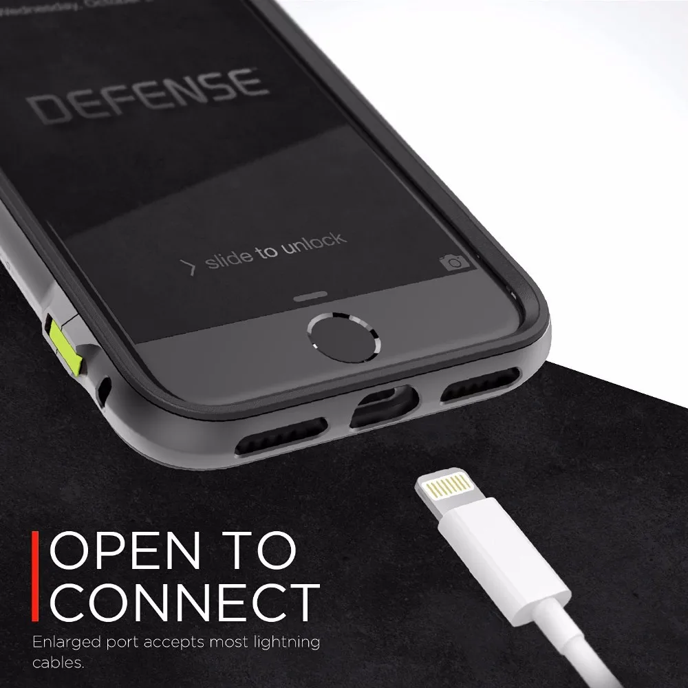 X-Doria Defense Lux чехол для телефона для iPhone 7, iPhone 7 Plus, чехол в Военном Стиле, протестированный на падение, ТПУ алюминиевый защитный чехол