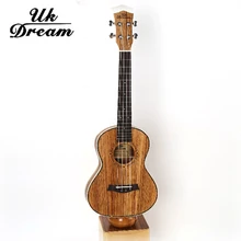 Guitarra acústica de 26 pulgadas Completo Cebra-no Barril Delgado Ukulele Guitarra 4 Cuerdas de Guitarra Instrumentos Musicales De Madera Perilla Cerrada UT-226T