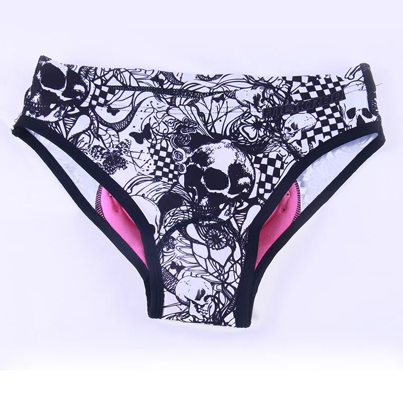 EU US Ladies Women Panties Riding Underwear Soft Breathable Silicone Liner Pad Gasket Bike Cycling Bikini Mtb Cycle Shorts Women