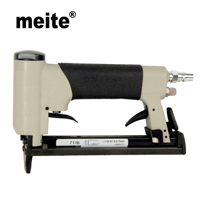 Meite air nailer 7116C 22GA crown 9 0 mmstaple Воздушный пистолет пневматический степлер инструменты