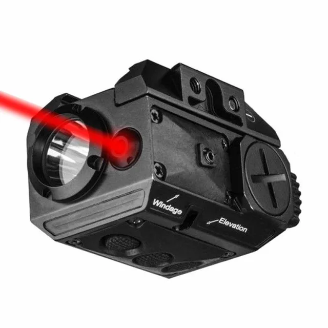 2в1 комбинированный красный/зеленый лазер+ флэш-светильник Тактический оружейный светильник указатель цели фонарь для пистолета винтовки с Пикатинни