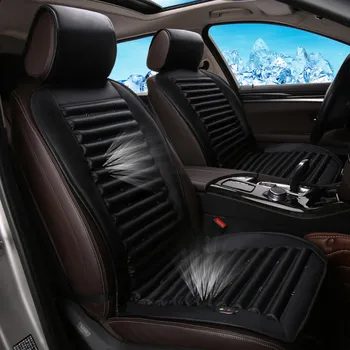 

2017 leather Car cushion air 12 v car summer cool ventilated hair dryer car seat cushion Soft breathable