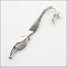 2 шт тибетские серебряные закладки Русалка с замкнутый контур 21x82 мм ремесло DIY