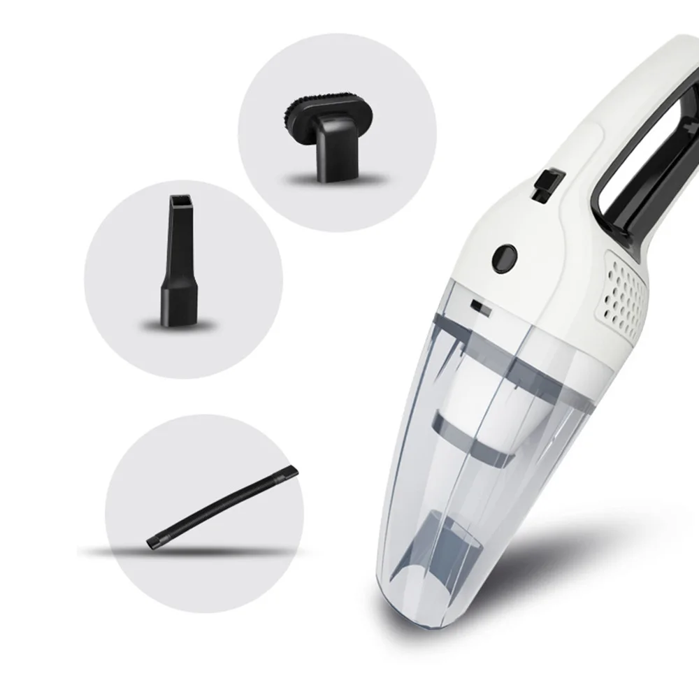 

2018 Mini Car Vacuum Cleaner Car Cleaner Handheld Portable 12V Powerful Auto Cleaning Tools Wet And Dry Car Vacuum Cleaner