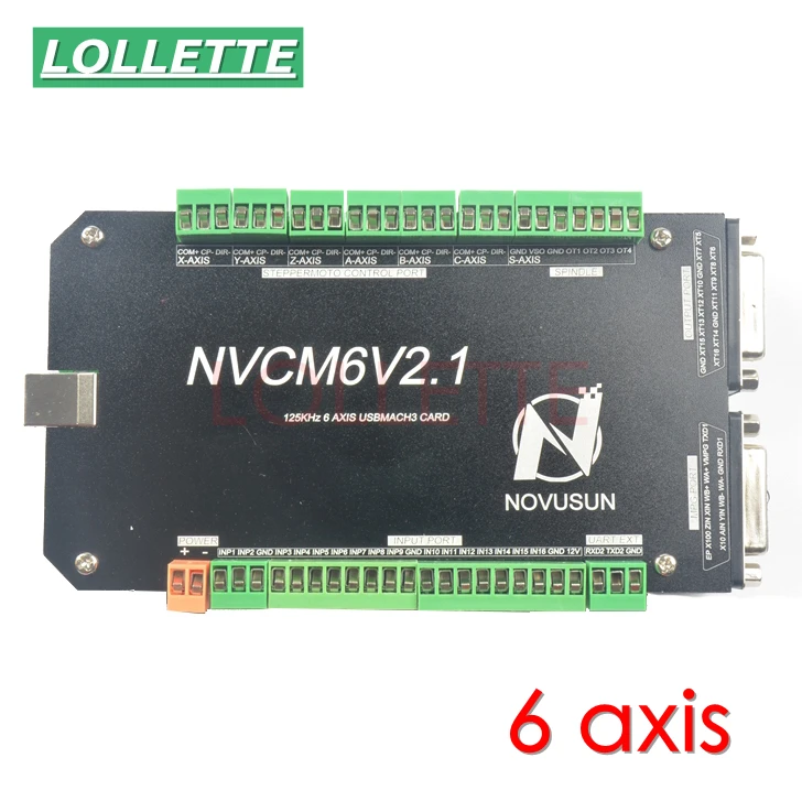 

CNC MACH3 USB 6 Axis 4 Axis 5 Axis 125KHz USBCNC 16I 16O Smooth Stepper Motion Controller card breakout board for CNC Engraving