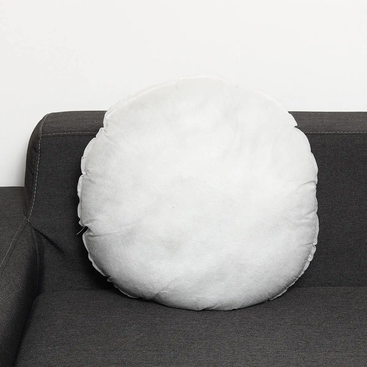 Round Solid Color Cushion Core Soft Pillow Inner PP Cotton Insert Filler Cushion Filling Home Living Room Sofa Car Decor 50x50cm